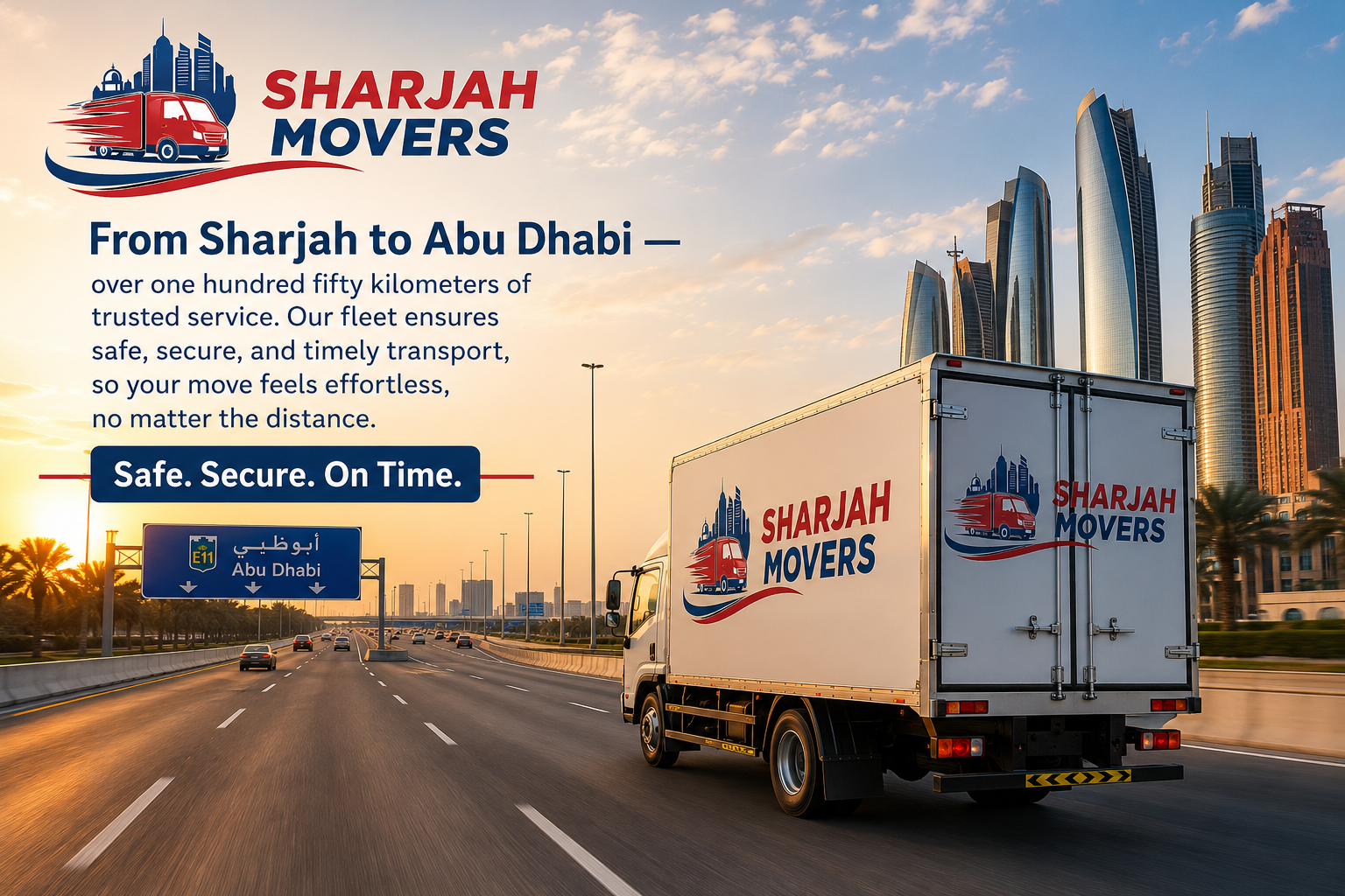 Movers from Sharjah to Abu Dhabi Professional Relocation Services