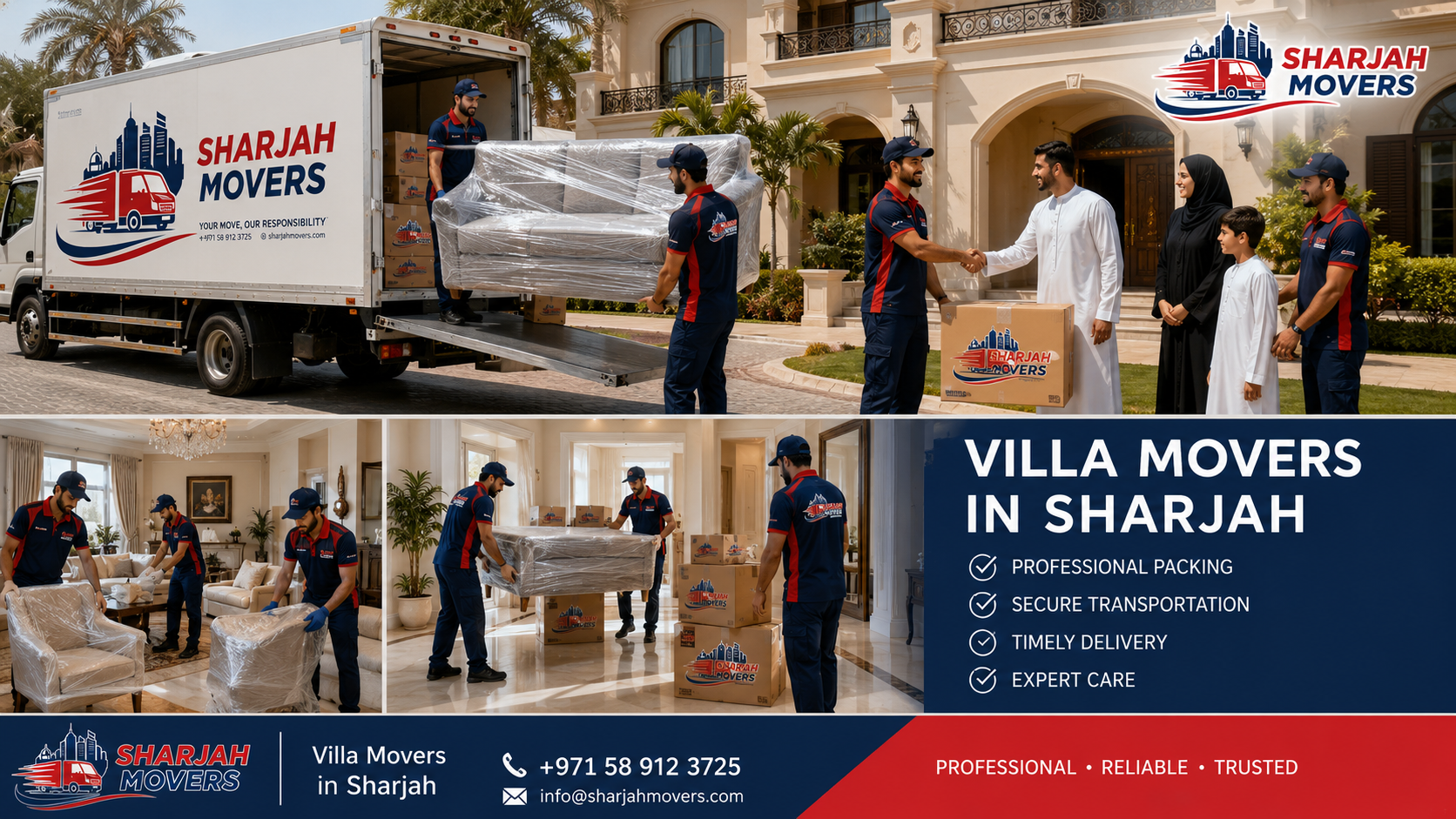 Professional Villa Moving Services in Sharjah — Trusted Since 2006