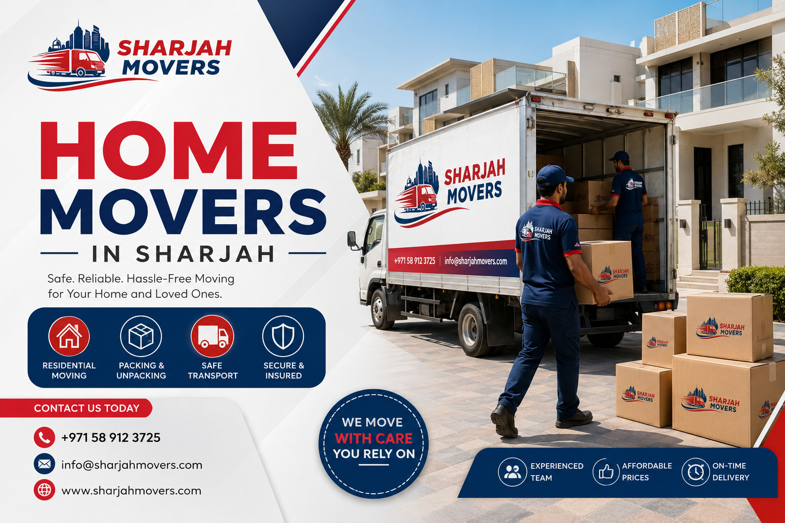 Sharjah Movers — Complete Home & Office Relocation Services