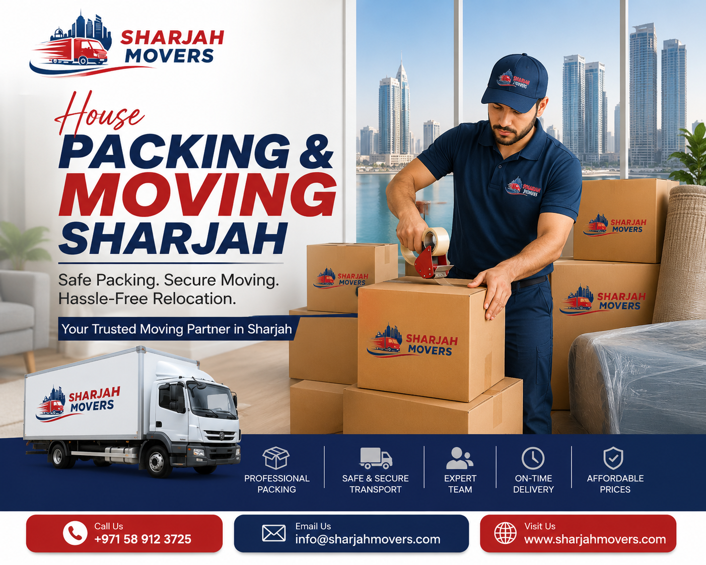 House Packing and Moving Sharjah Professional Movers Since 2006