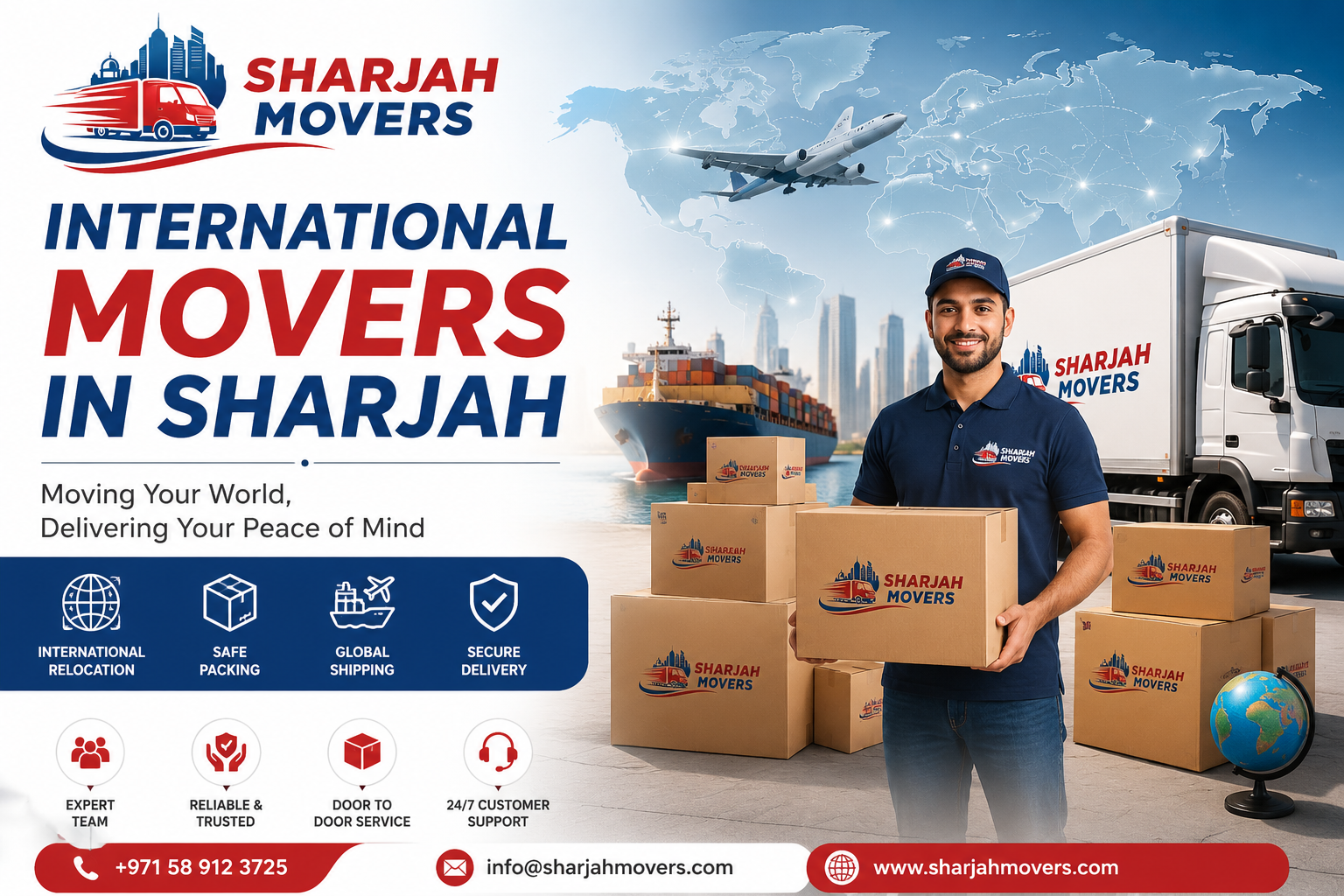 International Movers in Sharjah for Safe Overseas Relocation