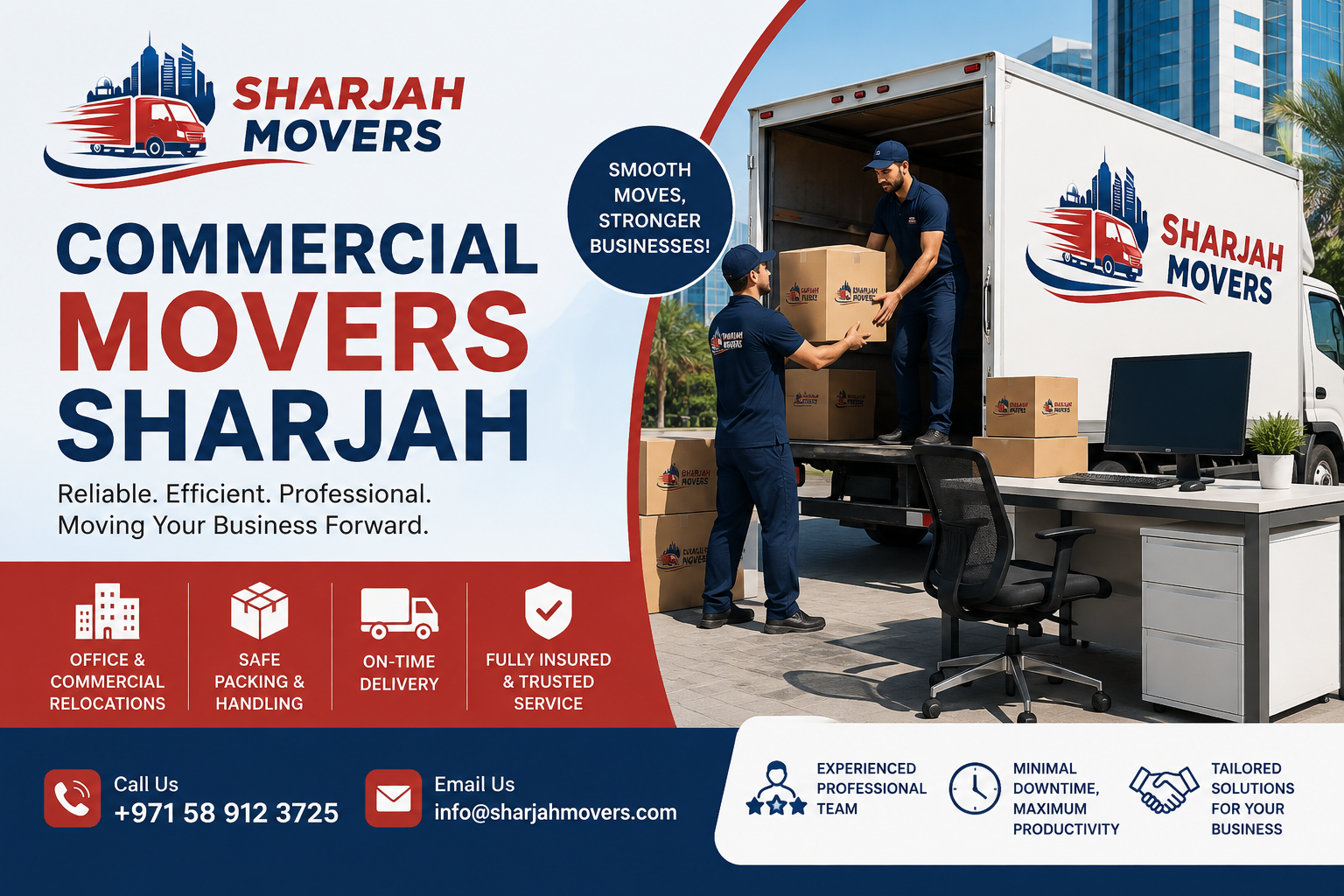 Commercial Movers Ajman — Trusted Business Relocation by Professional Movers Since 2006