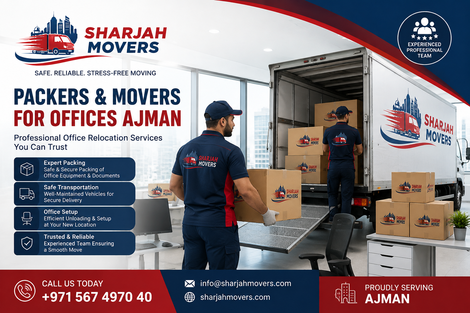 Packers and Movers for Offices Ajman Professional Office Relocation You Can Trust