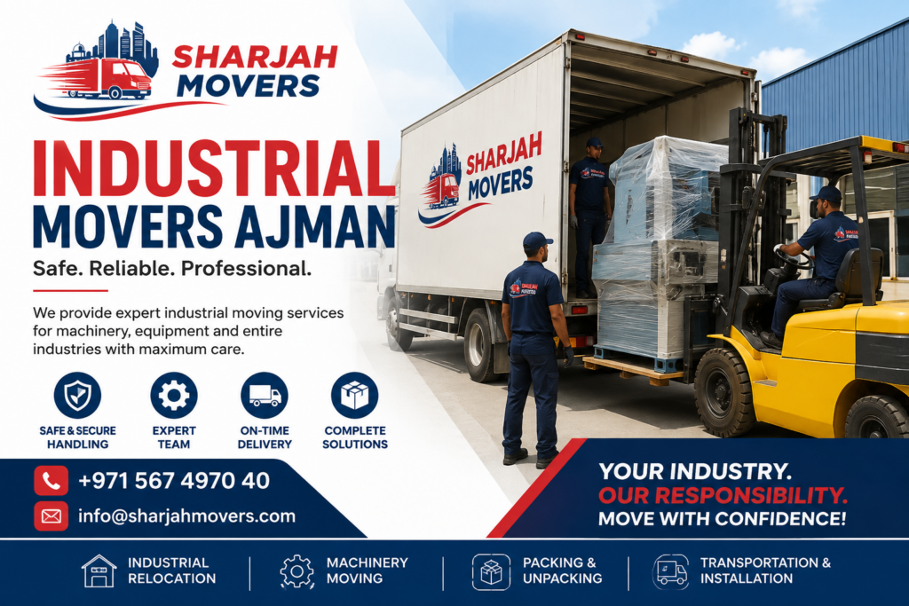 Industrial Movers Ajman Professional Industrial Relocation Services