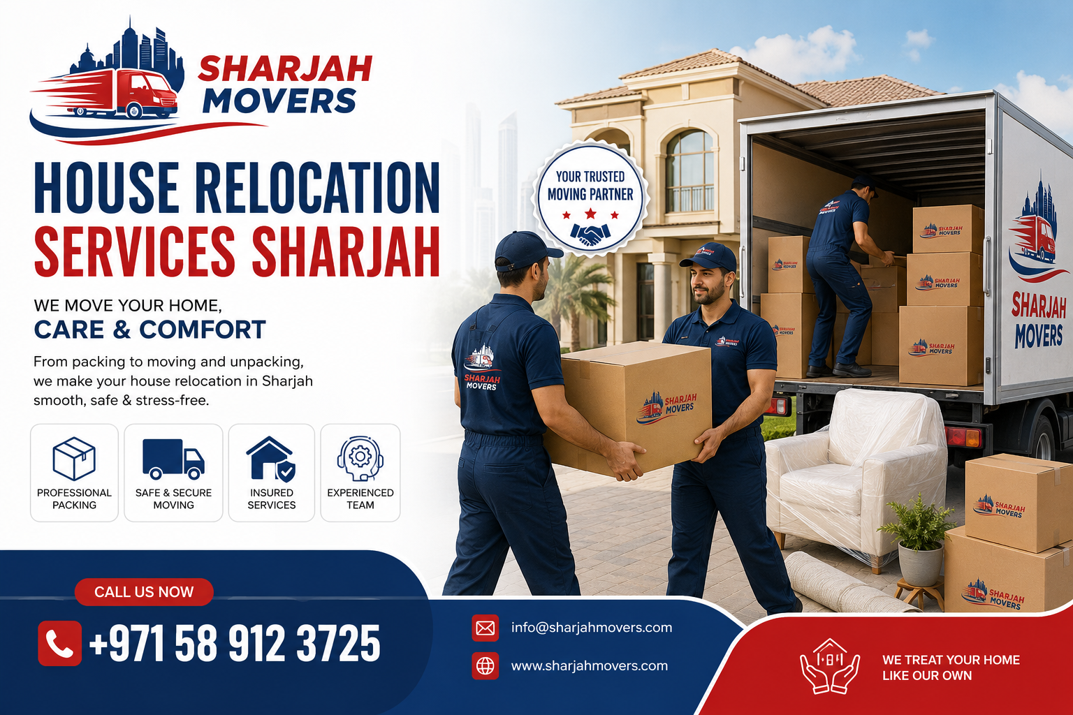 House Relocation Services Sharjah — Move with Confidence, Not Stress