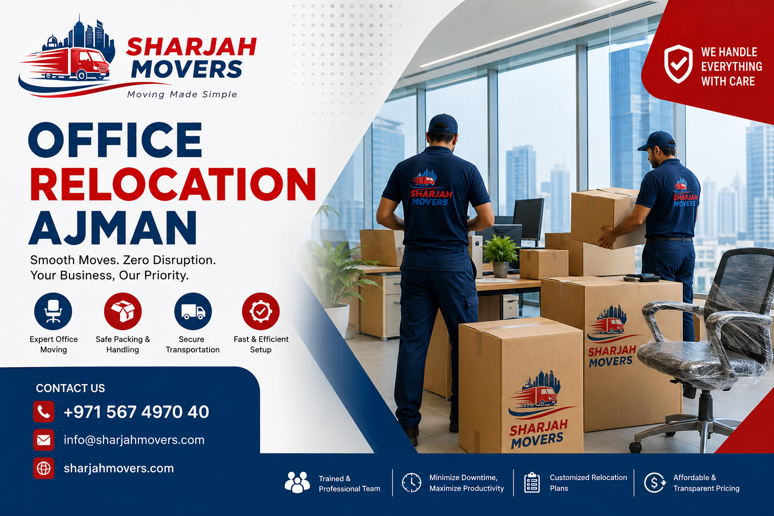 Office Relocation Ajman – Professional Business Moving Services